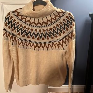 NWT J Crew Fair Isle sweater, M
